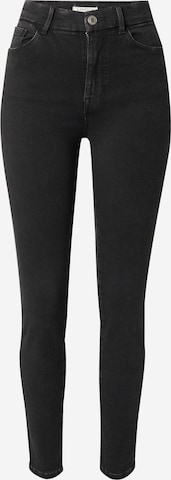 Lindex Slimfit Jeans 'Clara' i sort: forside