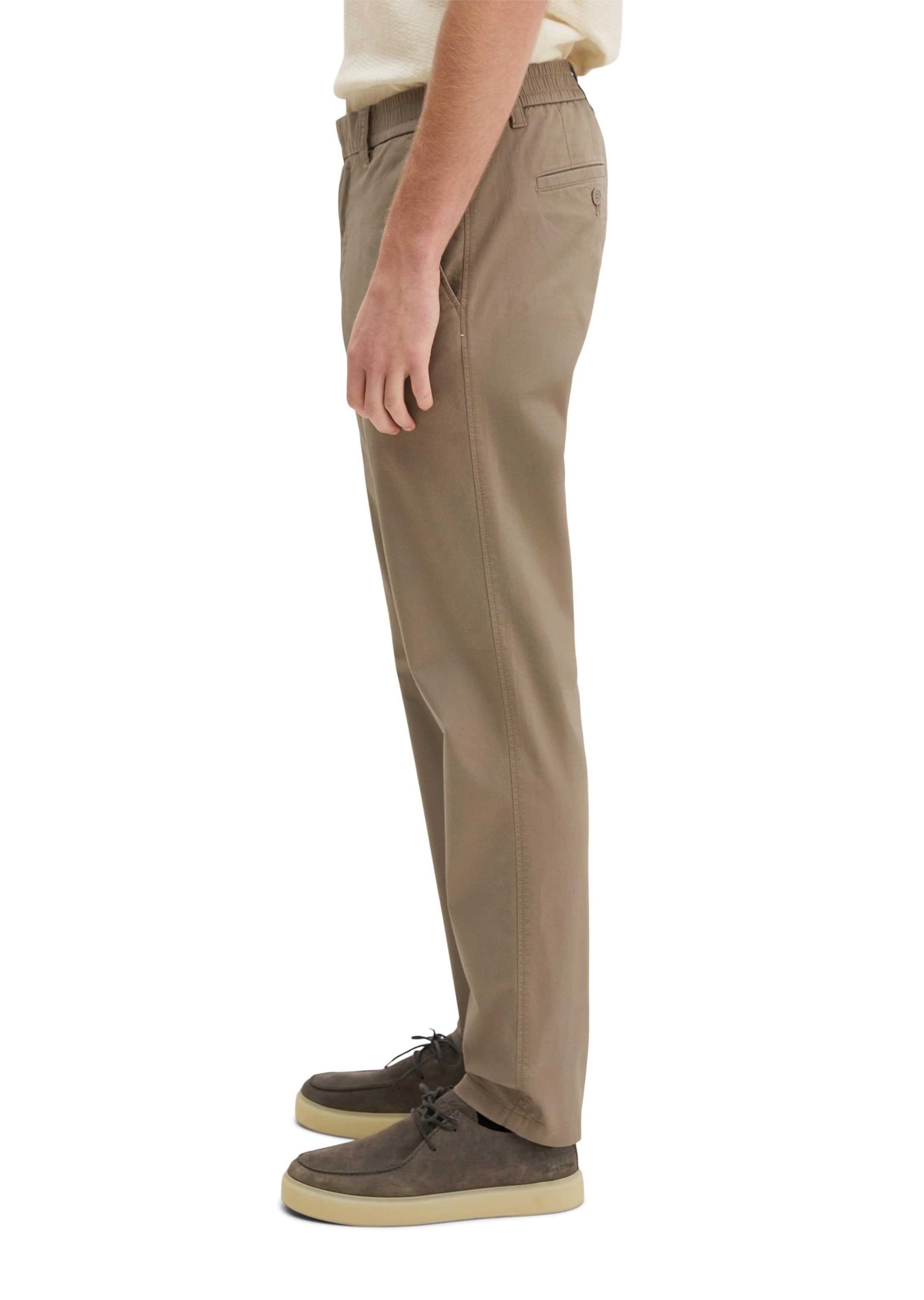 Marc O'Polo Regular Chino trousers 'Morot' in Brown