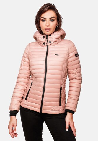 MARIKOO Between-season jacket in Pink: front