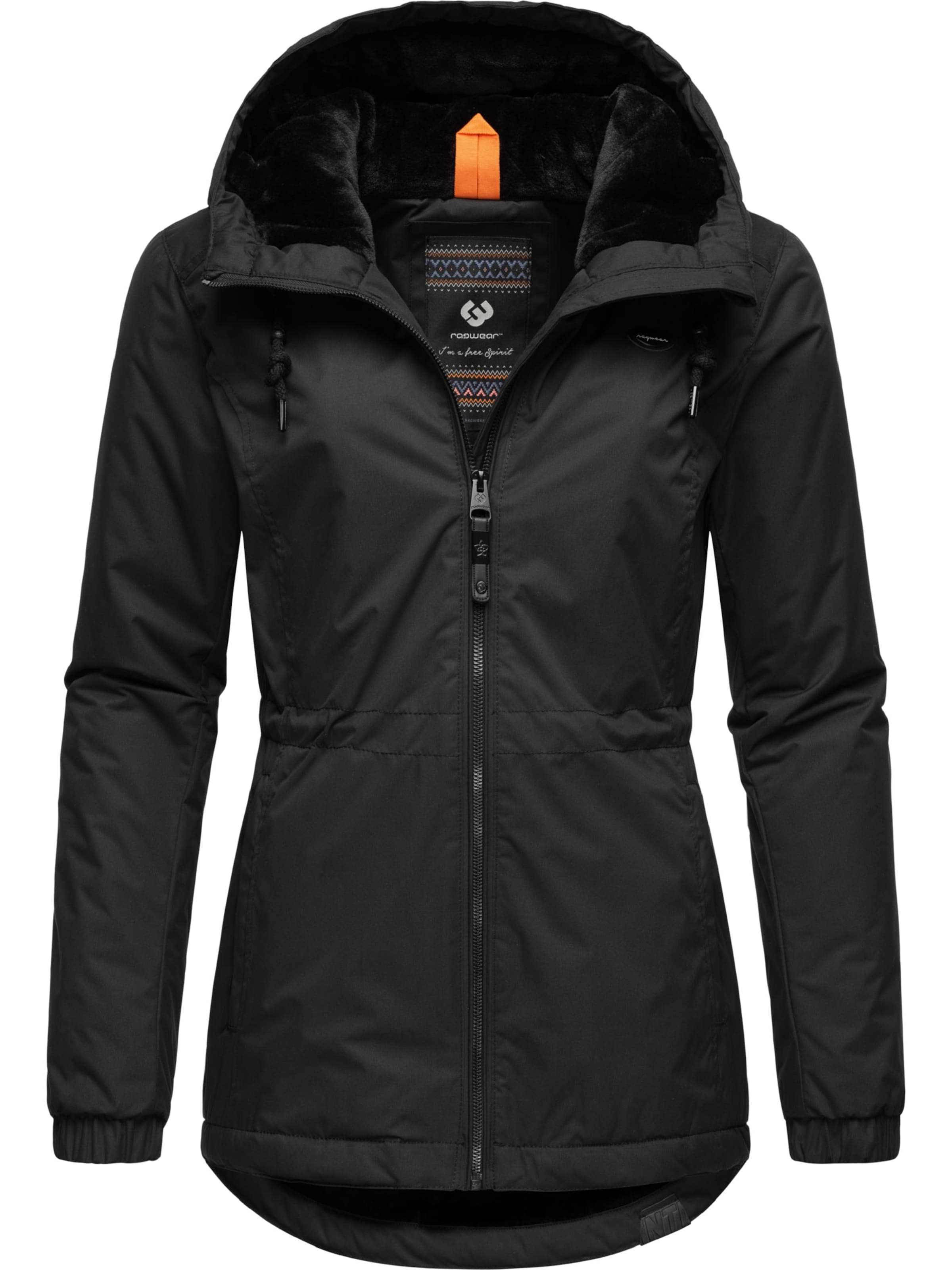 Parka d’hiver 'Dankka' Ragwear en noir