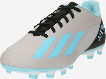 ADIDAS PERFORMANCE Soccer Cleats 'X Crazyfast Messi.4' in Grey: front