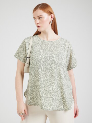 ONLY Carmakoma Blouse 'RVICA' in Green: front