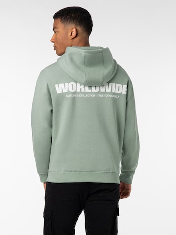 Sublevel Sweatshirt 'Worldwide' in Groen