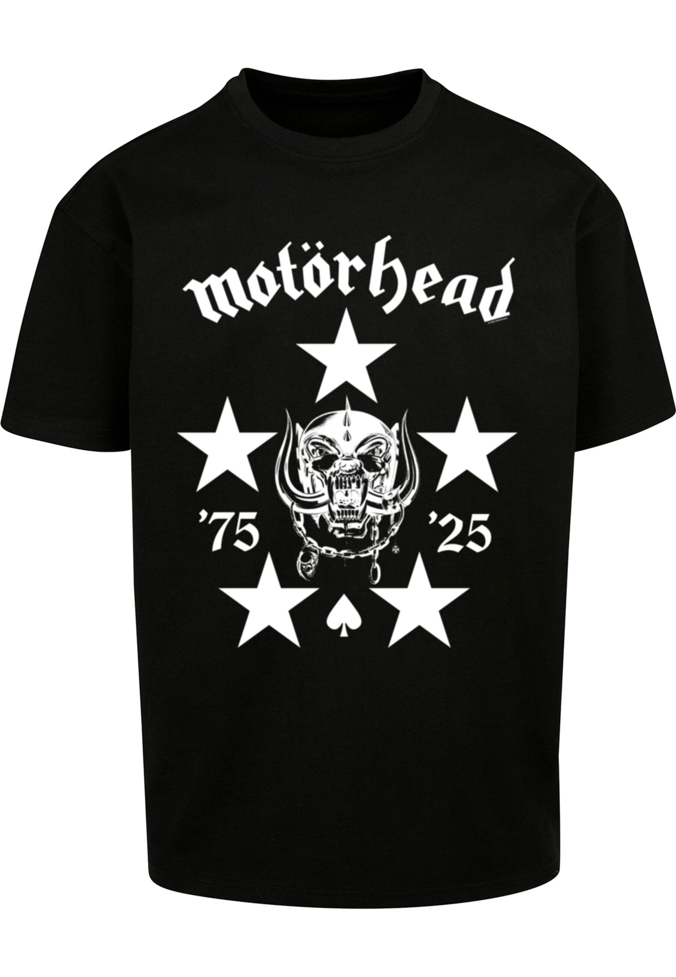 Maglietta 'Motorhead - 50 Years BMG' di Merchcode in nero: frontale