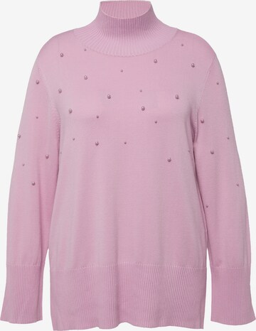 Ulla Popken Sweater in Pink: front