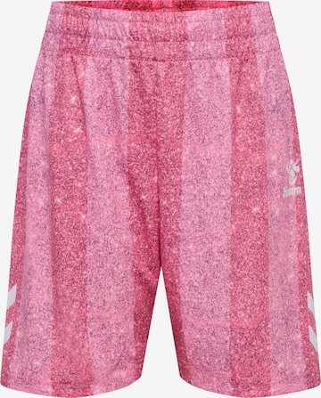 Hummel Workout Pants in Pink: front