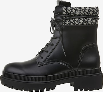 Pepe Jeans - Botas 'BETTLE JACKI' en negro: frente