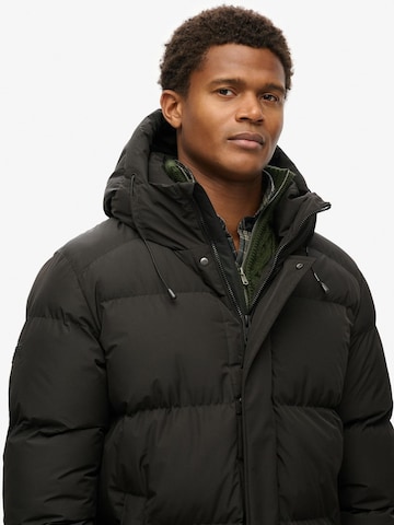 Superdry Winterjas in Zwart