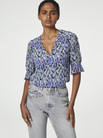 Fabienne Chapot Blouse 'Paula' in Lila: voorkant