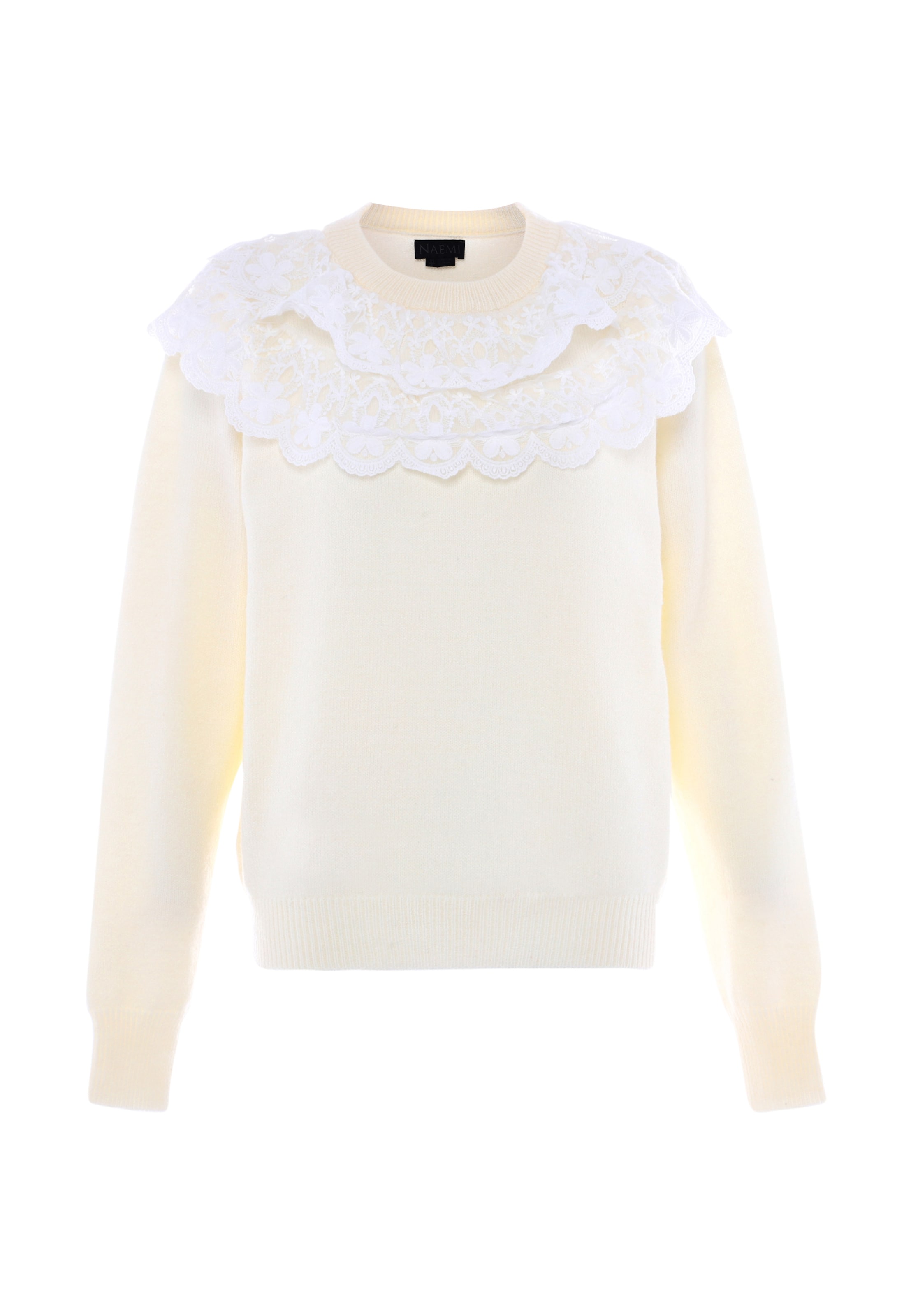 NAEMI Sweater in Beige: front