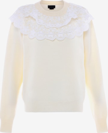 NAEMI Sweater in Beige: front