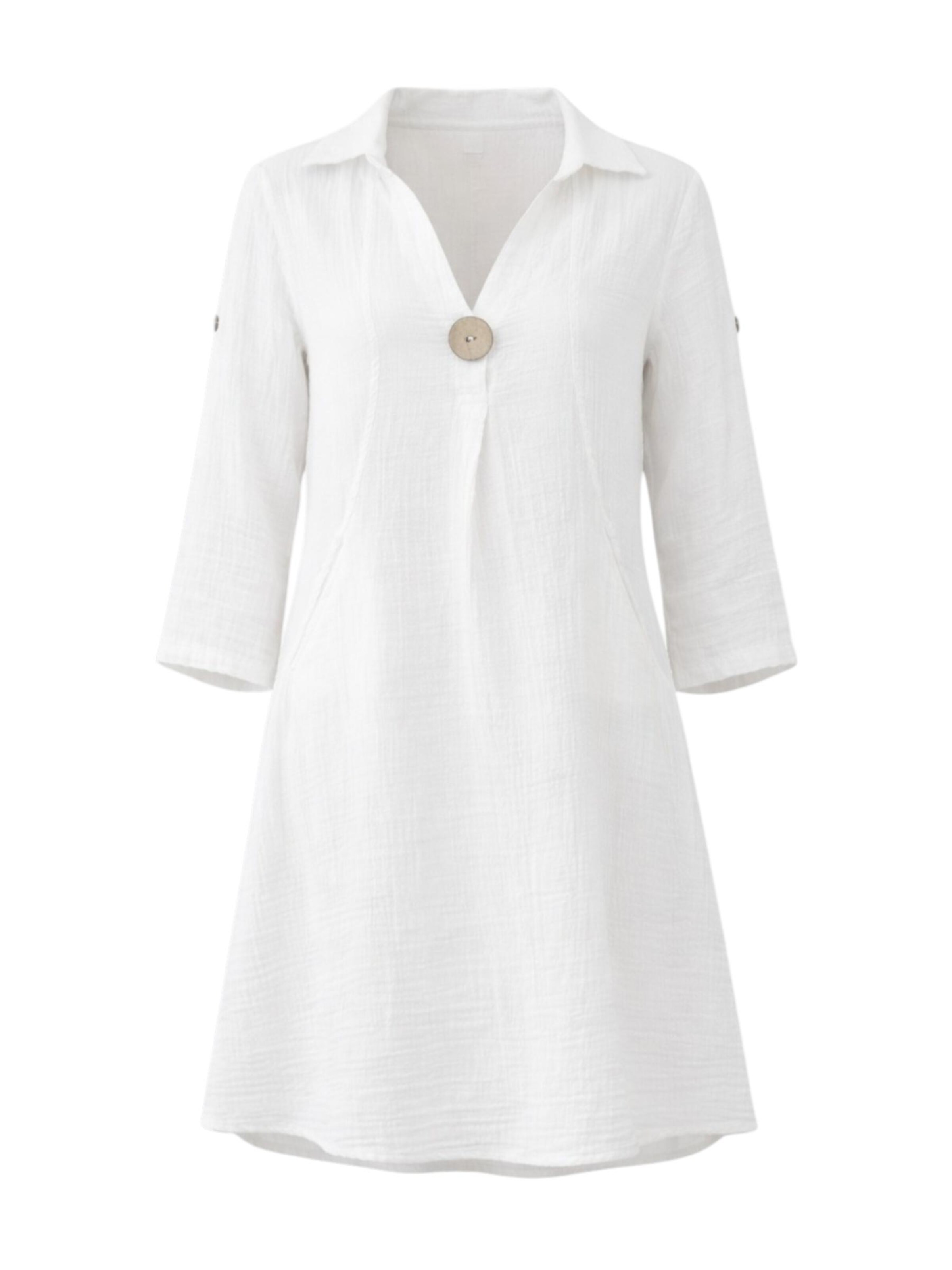 Robe d’été 'LUMA' WENOR en blanc : devant
