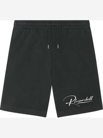 Rheinrebell Regular Sports trousers in Black: front
