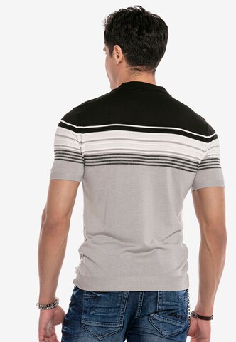 CIPO & BAXX Poloshirt in Grau