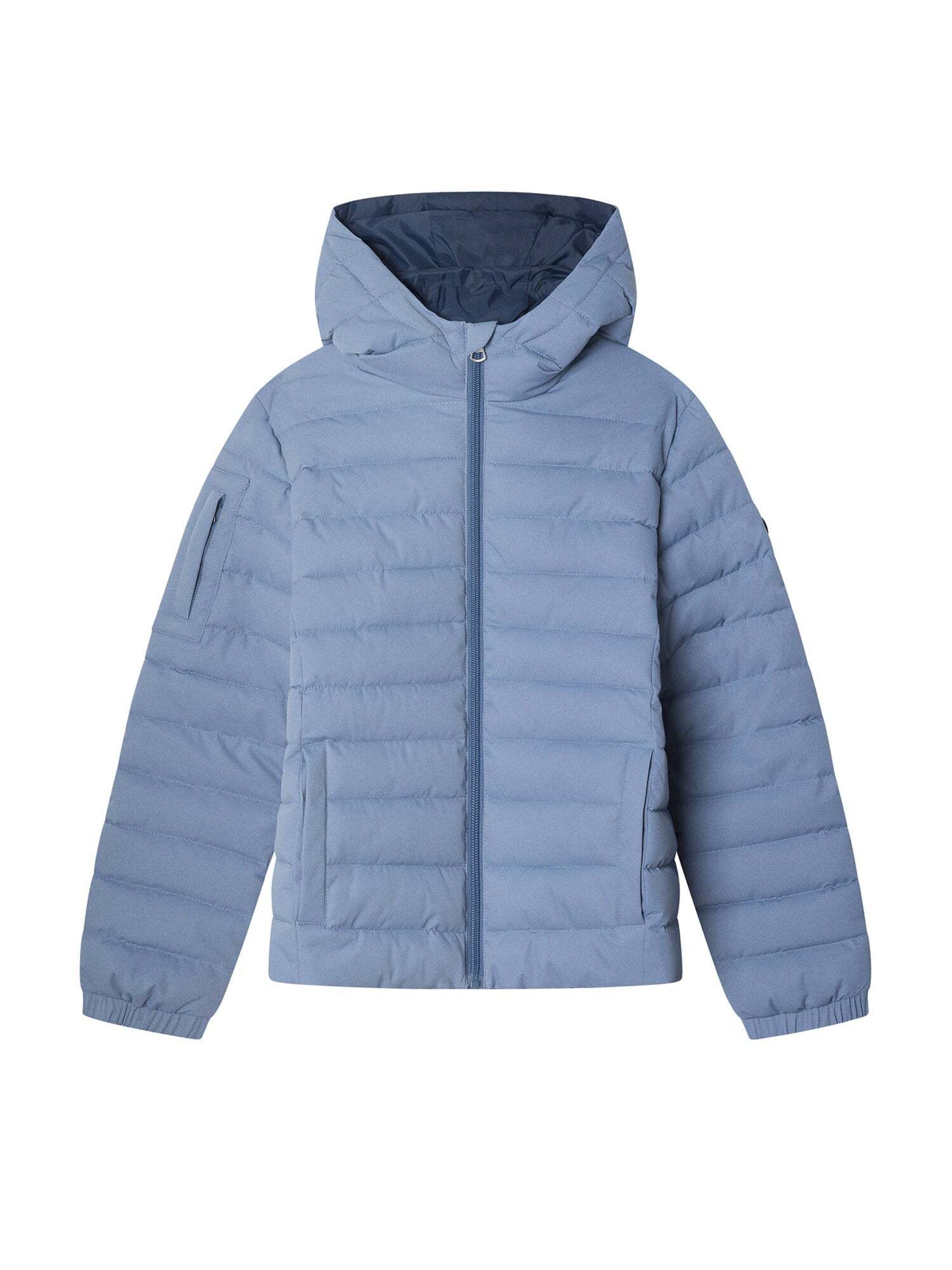 Hackett London Tussenjas 'Puffa' in Blauw: voorkant