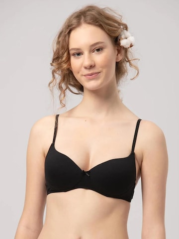 Key T-shirt Bra 'Biustonosz TBM 120' in Black