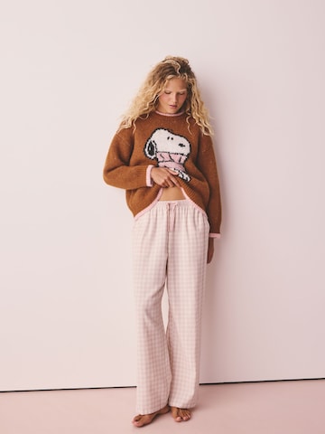 Next Pullover 'Snoopy' i brun