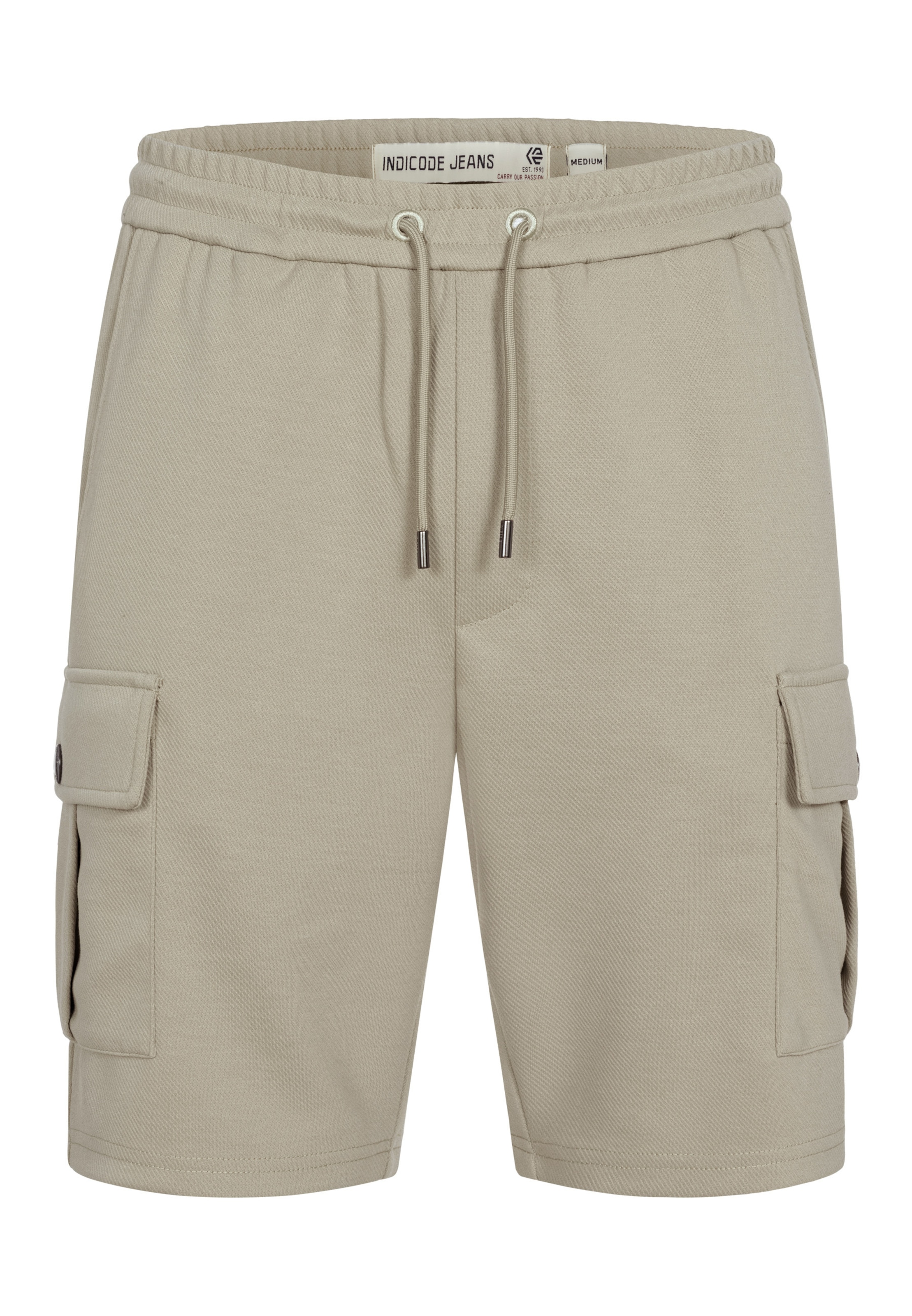 INDICODE JEANS Cargo trousers 'Nezzo' in Grey: front