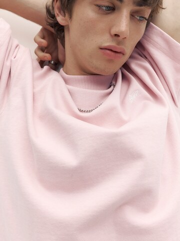 Pull&Bear Majica 'STWD' | roza barva
