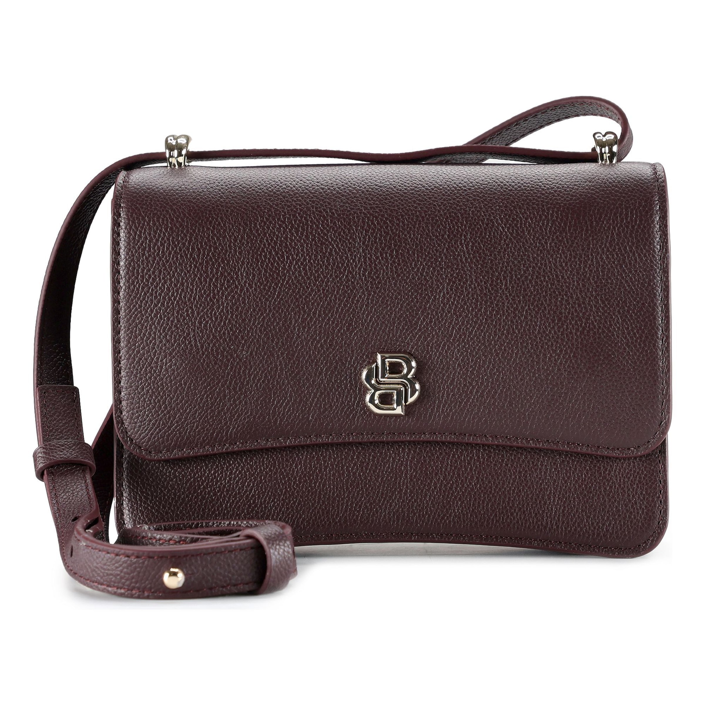 Borsa a tracolla di BOSS in marrone: frontale