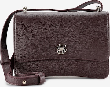 Borsa a tracolla di BOSS in marrone: frontale