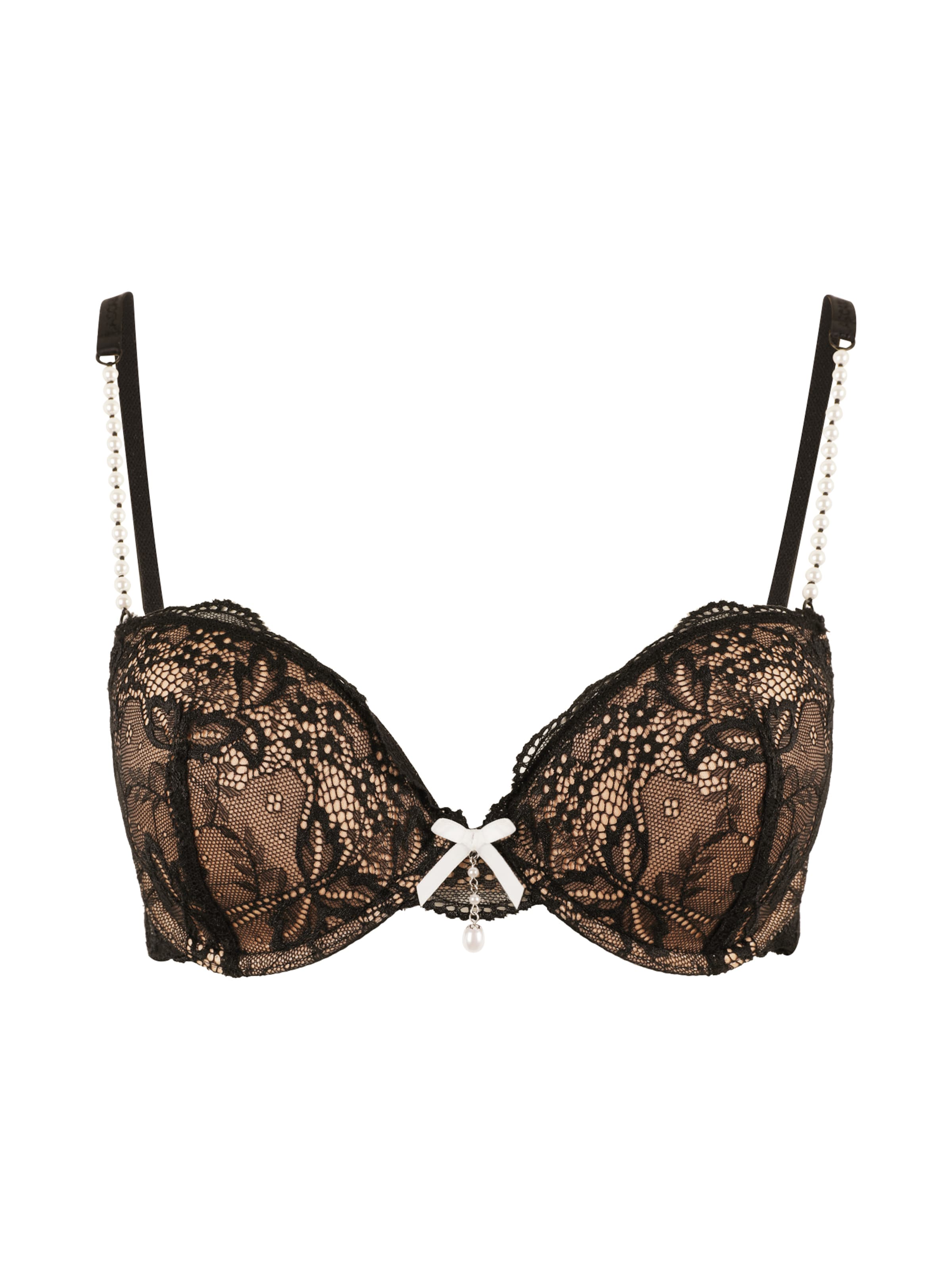 LASCANA Push-up Bra in Black: front