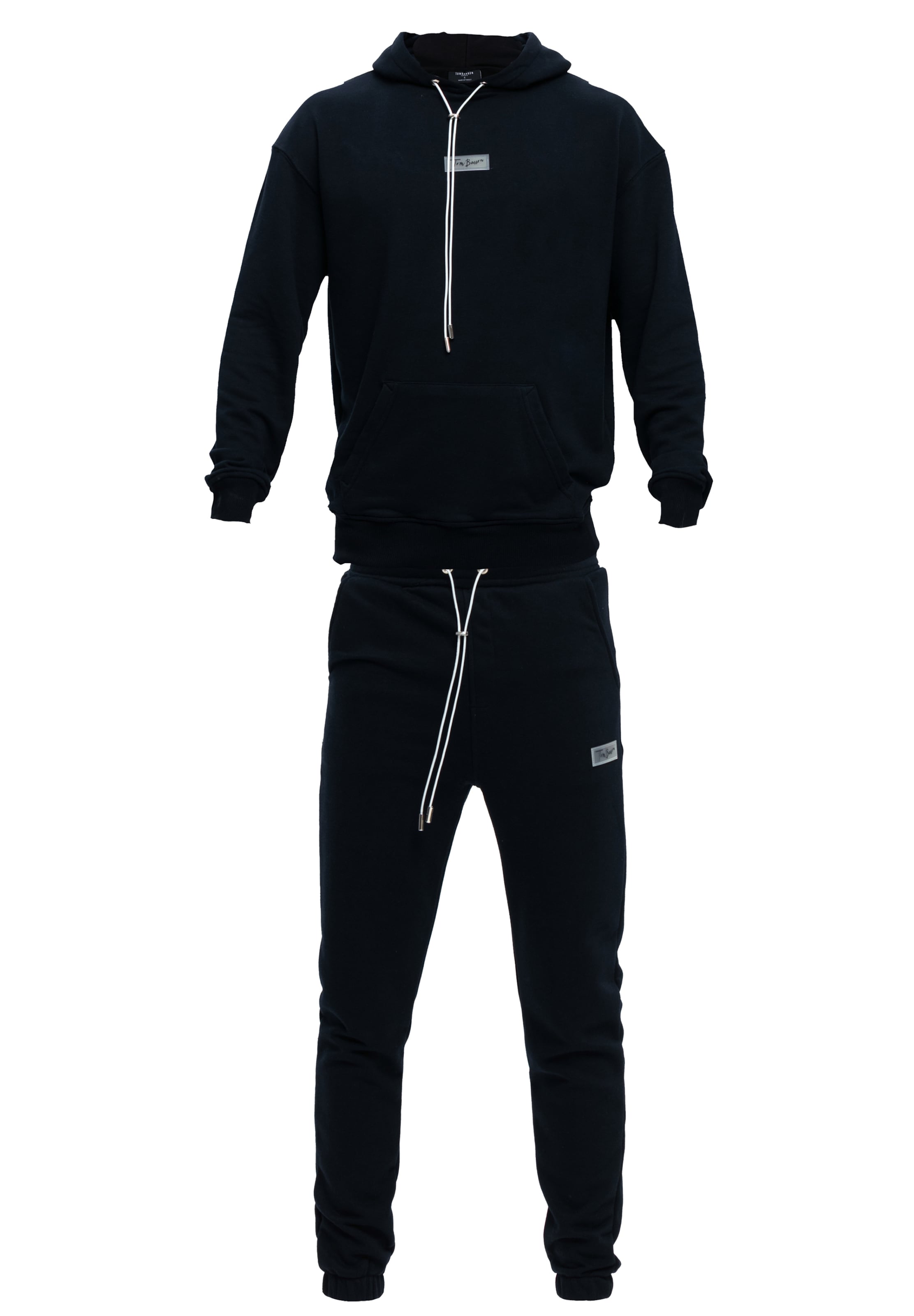 Tom Barron Trainingspak in Blauw: voorkant