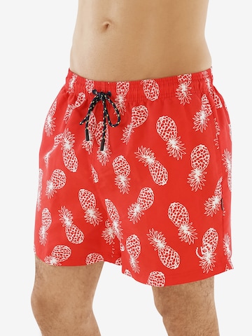 bugatti Zwemshorts ' Alin ' in Rood