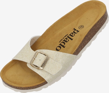 Palado Mules 'Malta Orion' in Beige: front