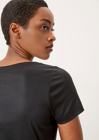 s.Oliver BLACK LABEL Shirt in Zwart