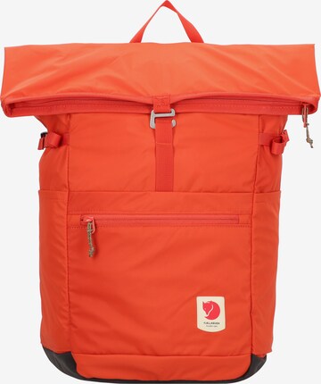 Zaino 'High Coast' di Fjällräven in arancione: frontale