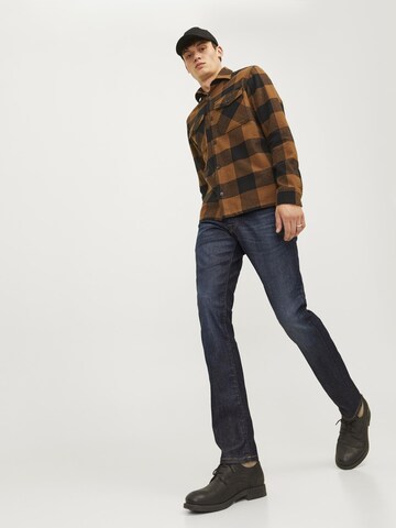Coupe slim Jean 'JJIGlenn JJICON' JACK & JONES en bleu