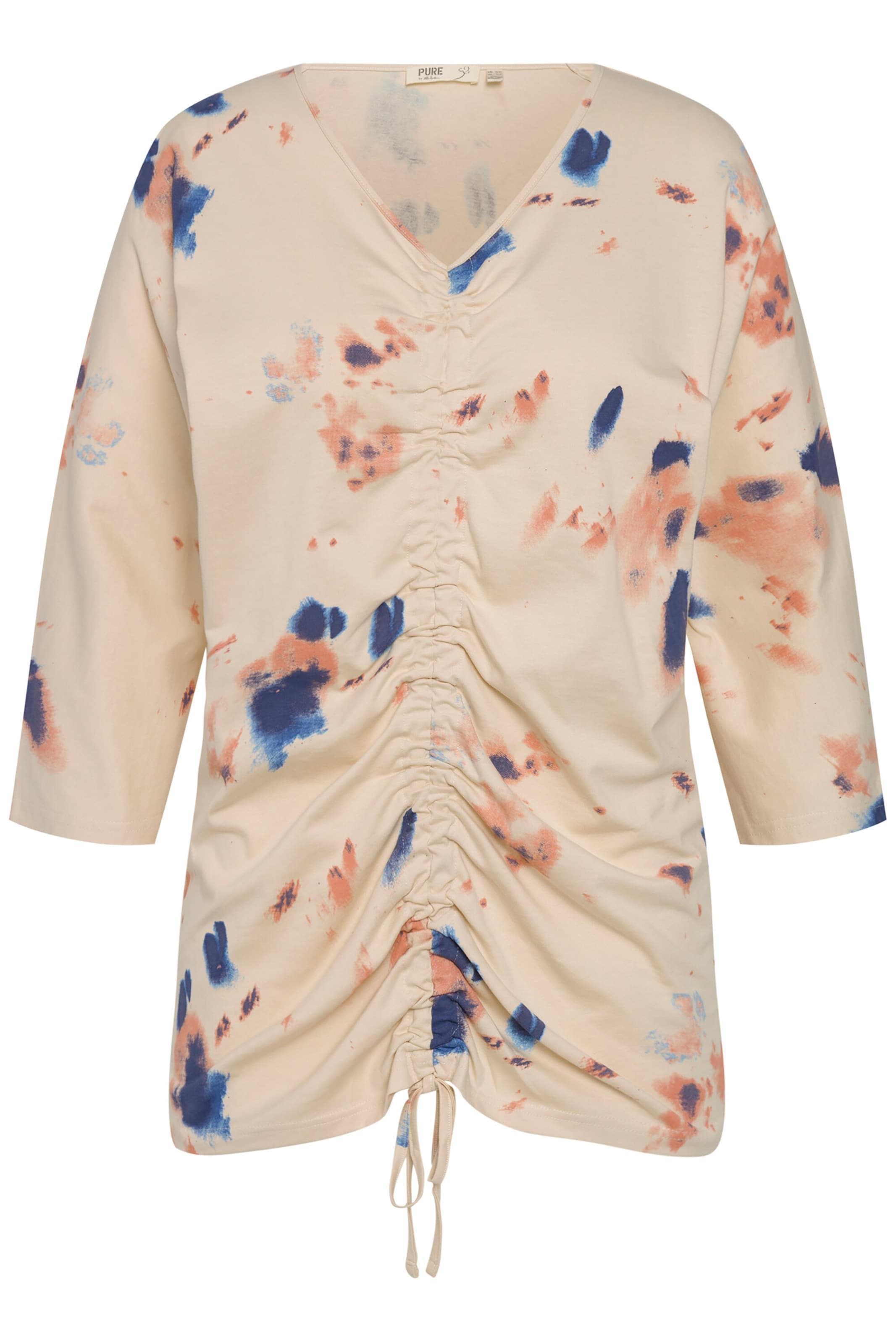 Ulla Popken Shirt in Beige: Vorderseite