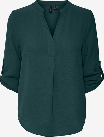 VERO MODA Blouse in Blauw: voorkant