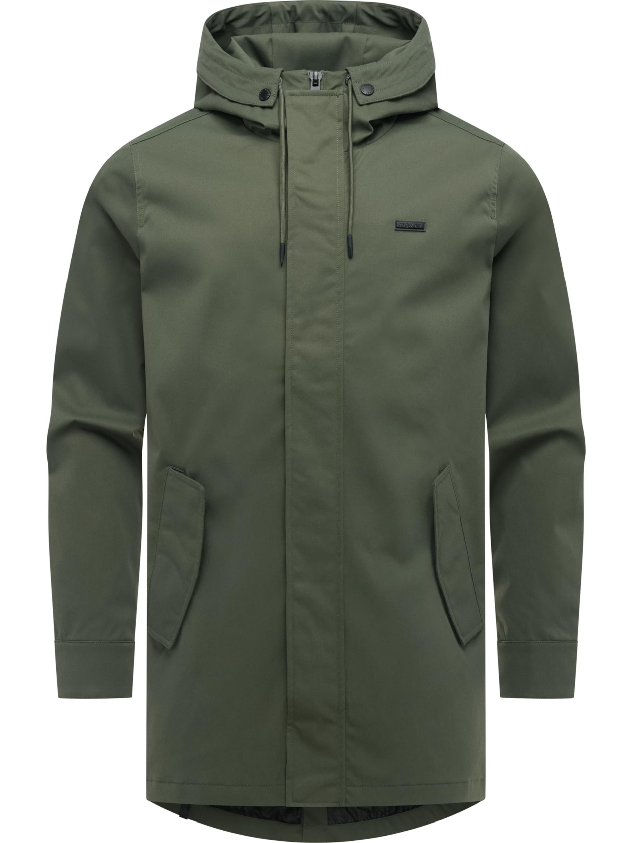 Cappotto di mezza stagione 'Mr Smithem' di Ragwear in verde: frontale