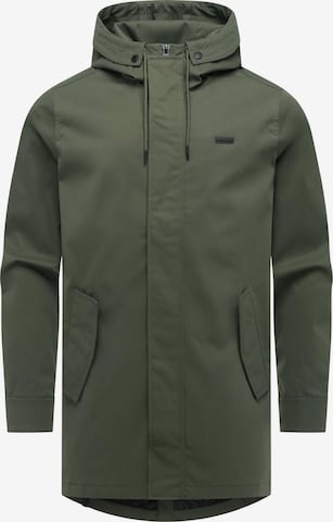 Ragwear Prehoden plašč 'Mr Smithem' | zelena barva: sprednja stran