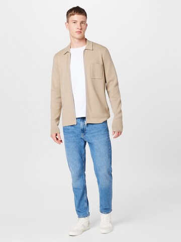 Samsøe Samsøe Regular fit Gebreid vest 'Guna' in Beige