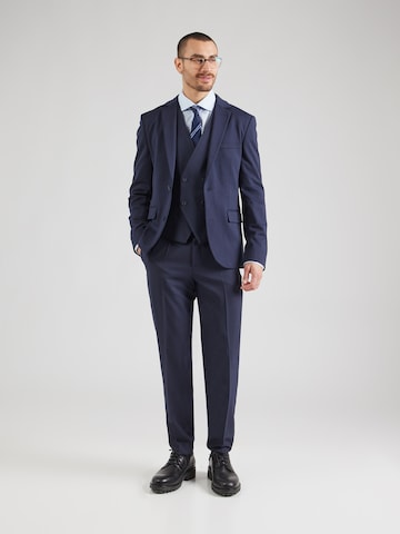 Lindbergh Slim fit Pintsak 'Superflex' w kolorze niebieski