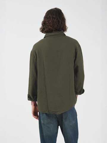 Giesto - Comfort Fit Camisa em verde