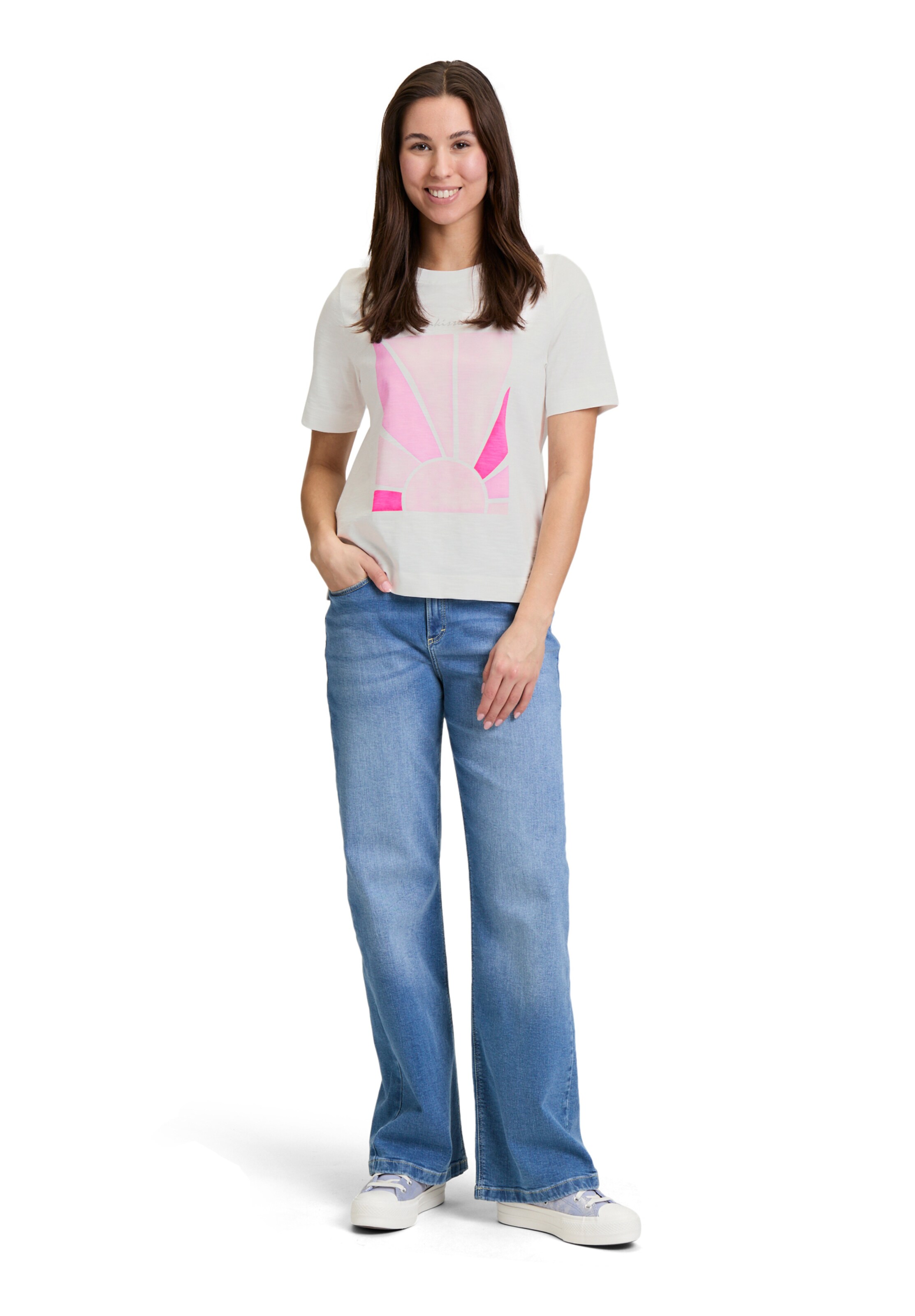 Cartoon Shirt in Beige