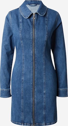 florence by mills exclusive for ABOUT YOU Jurk 'Ines' in de kleur Blauw denim, Productweergave