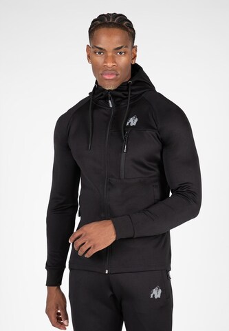 Veste de survêtement Gorilla Wear en noir : devant