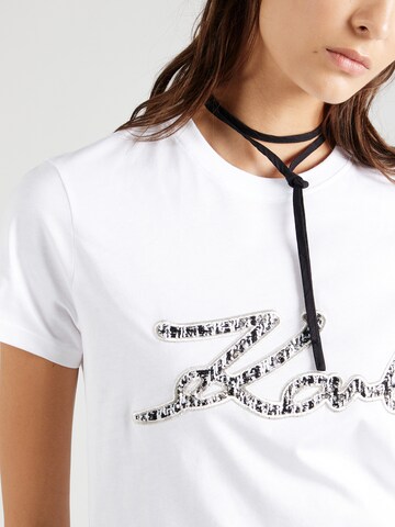 balts Karl Lagerfeld T-Krekls