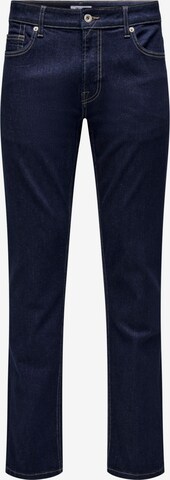 Slimfit Jeans 'Loom' di Only & Sons in blu: frontale