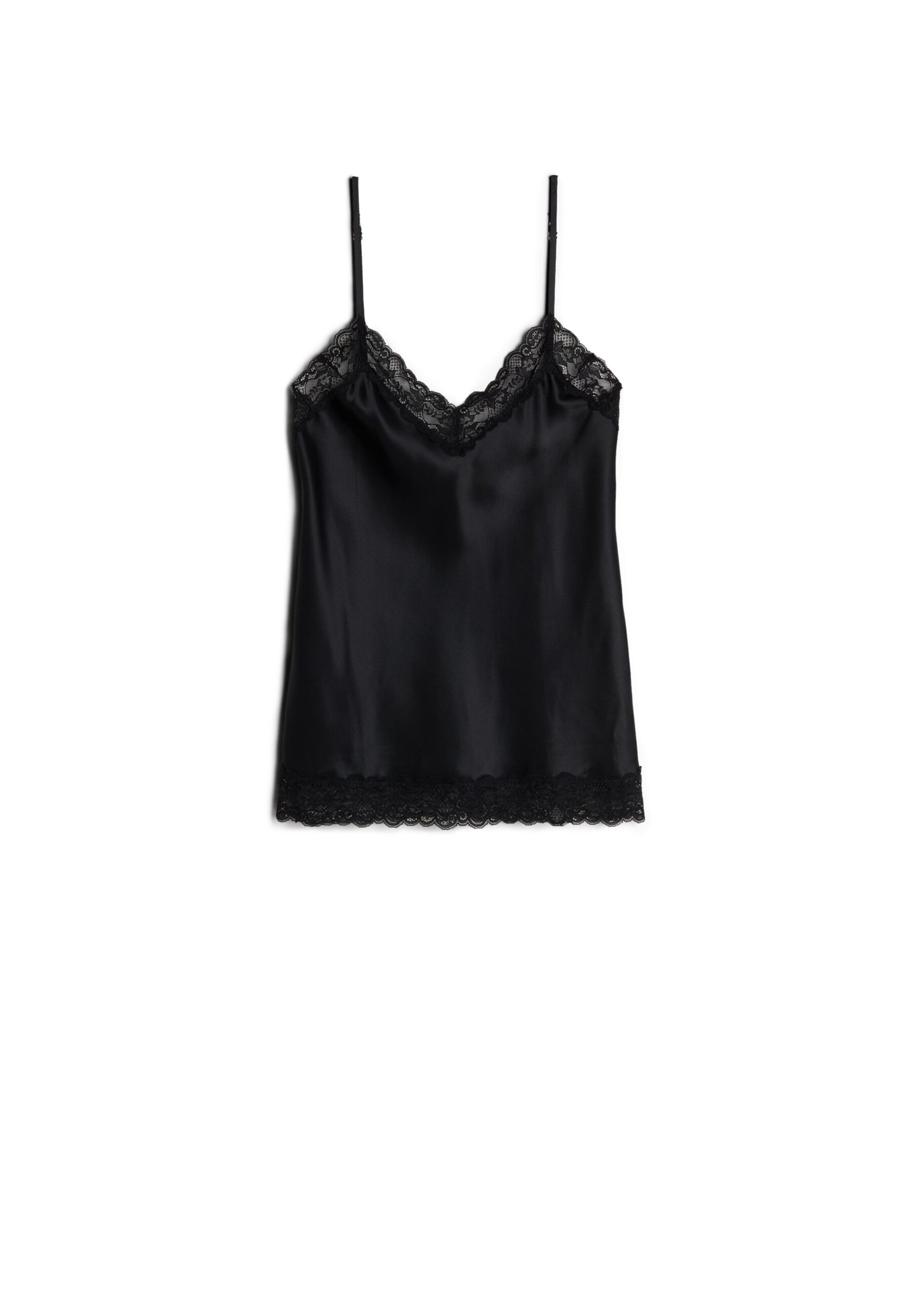 INTIMISSIMI Top in Schwarz: Vorderseite