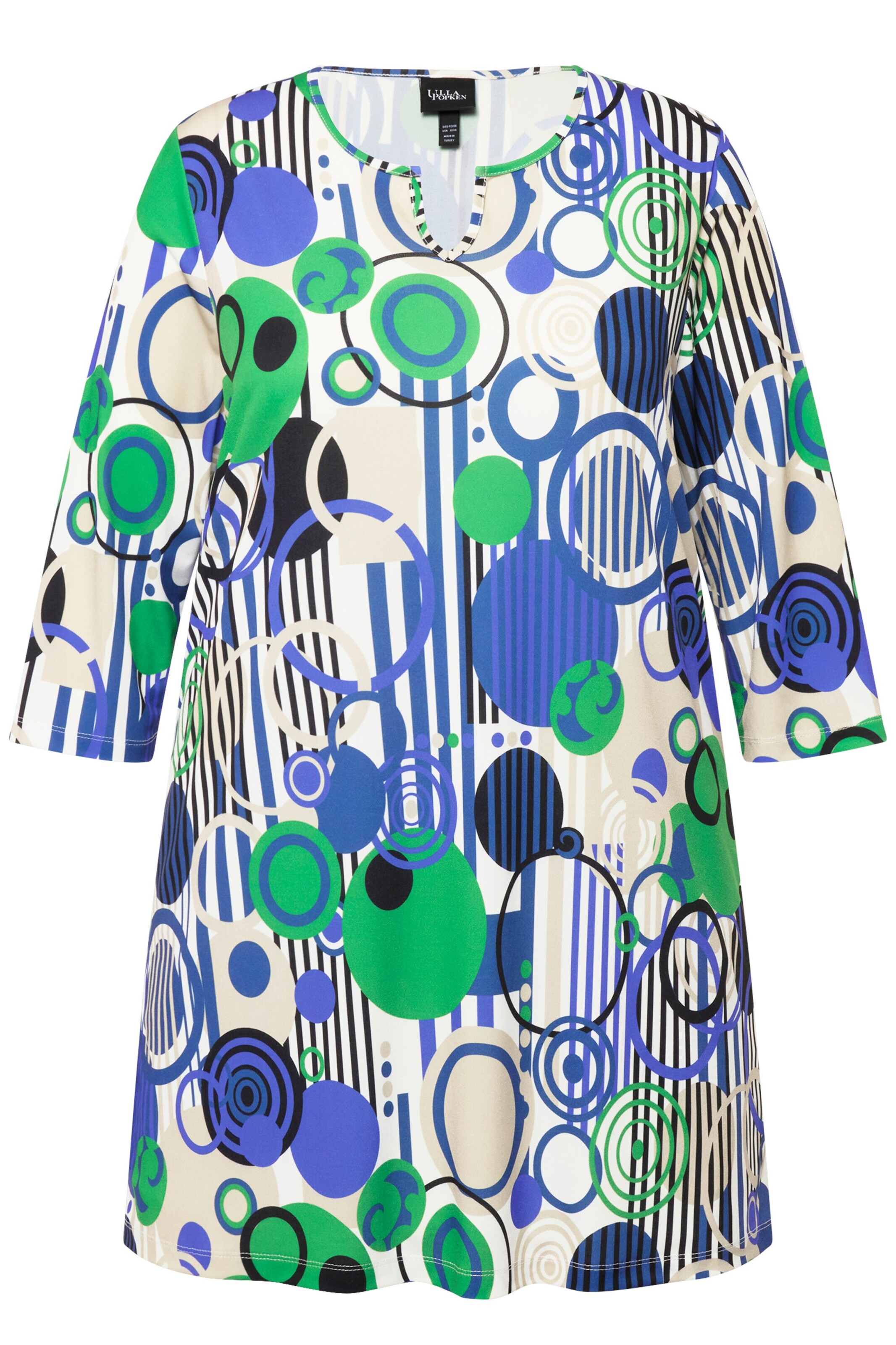 T-shirt Ulla Popken en mélange de couleurs : devant