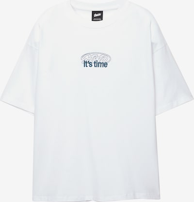 Pull&Bear Paita 'STWD' värissä katkero / valkoinen, Tuotenäkymä