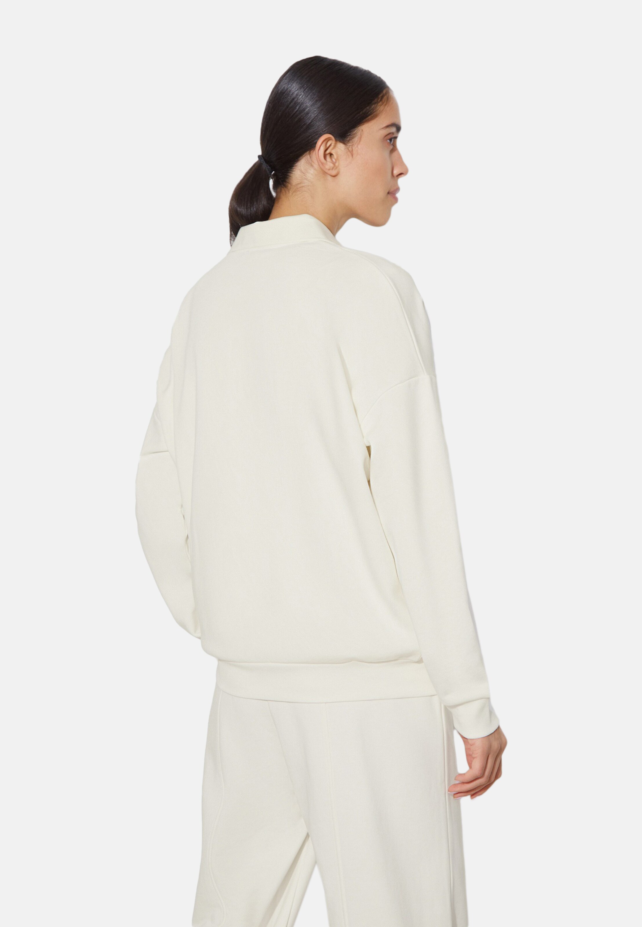 Frauen Sweat 12storeez Sweatshirt in Weiß - SR24866