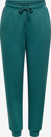 žalia ONLY PLAY Siaurėjantis Sportinės kelnės 'ONPLOUNGE': priekis