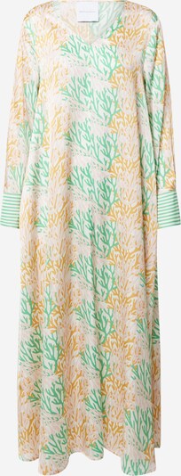 DELICATELOVE Robe 'Shira' en menthe / orange / rose pastel / blanc, Vue avec produit